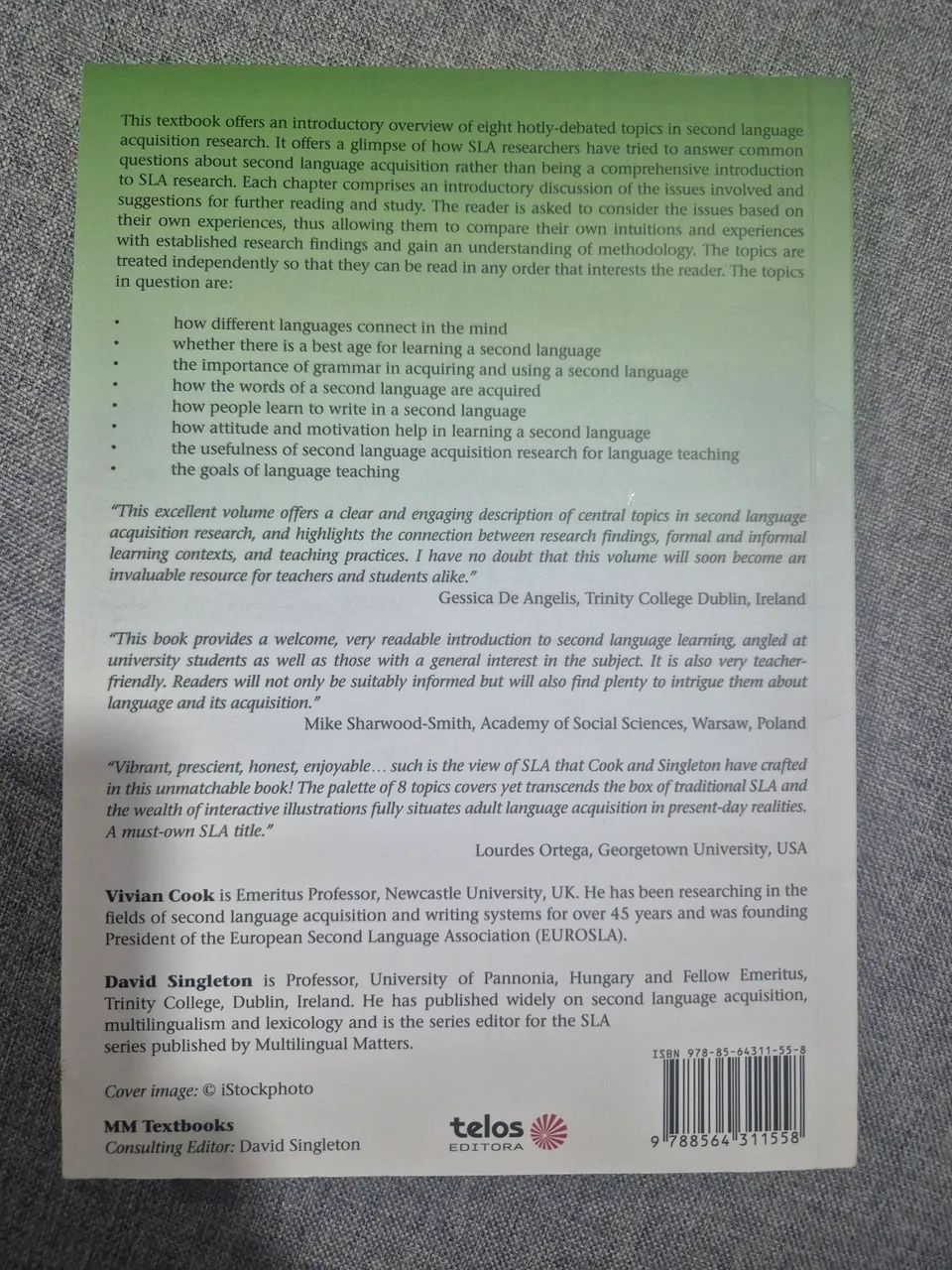KEY TOPICS IN SECOND LANGUAGE ACQUISITION - VIVIAN COOK E DAVID SINGLETON - Foto 2
