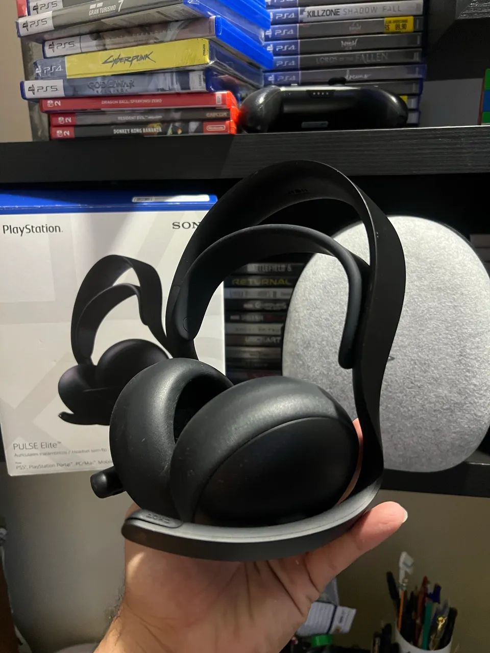 Fone Pulse Elite Midnight Black PS5/PC - Foto 3
