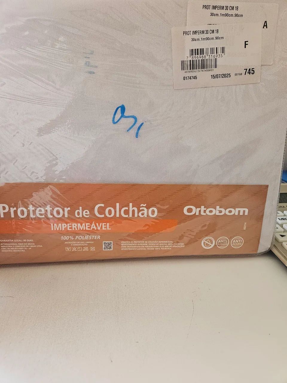 Protetor Colchao impermeavel Solteiro