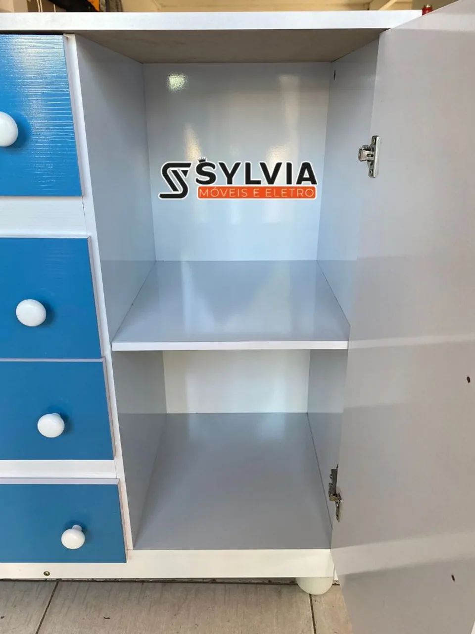 Cômoda 100%mdf 4 gavetas com sapateira  - Foto 3