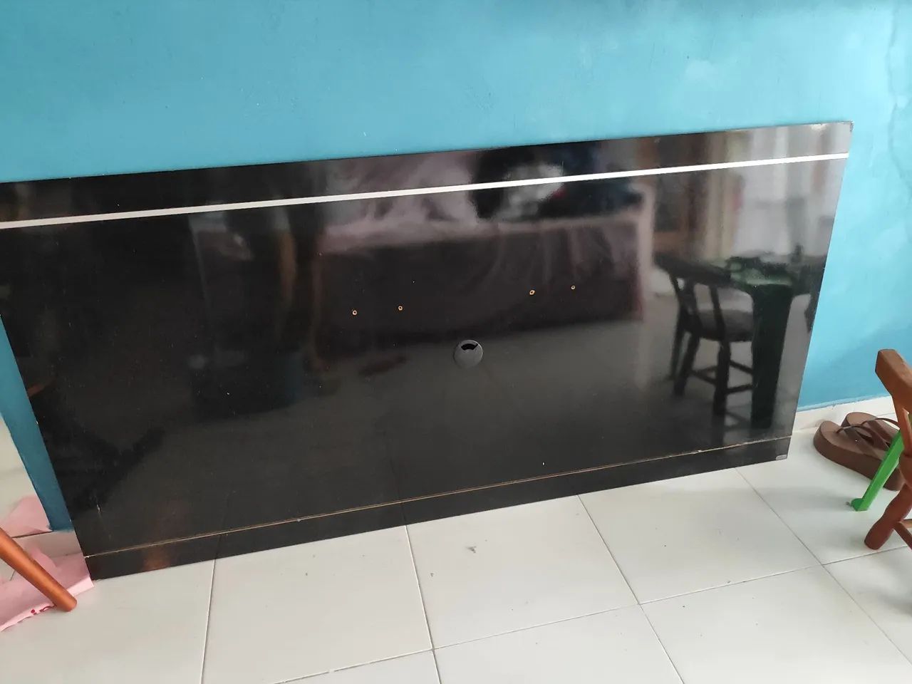 Painel de tv preto