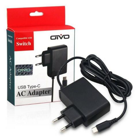 Fonte de Nintendo Switch bi Volt 110-220v