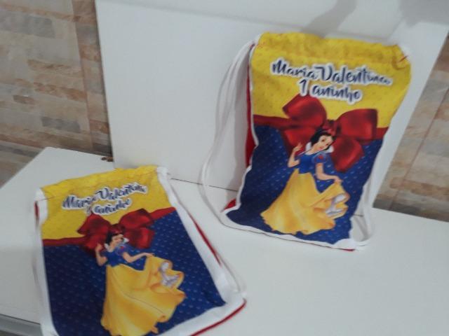 Mochilinhas personalizada 23X34 Lembrancinhas