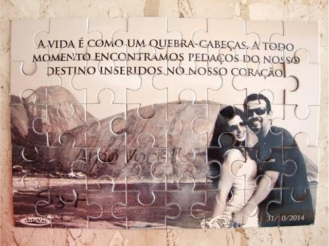 Quebra cabeça personalizado