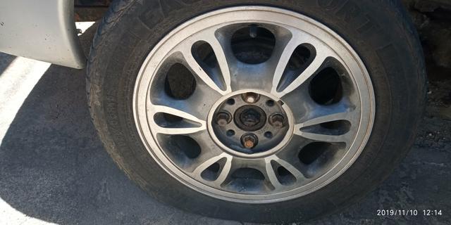 Jogo de rodas 15 furacão 4×98 original Fiat Marea