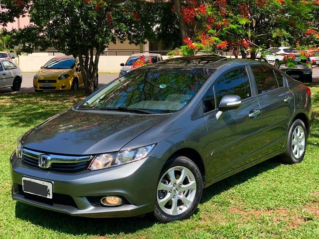 Para levar! Honda Civic EXS 12/12. 1.8 16v 4p Automático, topo de linha