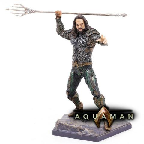 Boneco Estátua Aquaman 20cm Liga da Justiça! - Foto 2