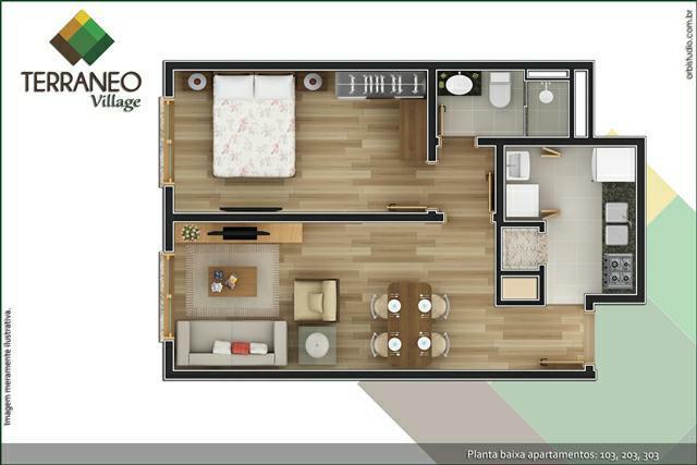 Apartamento 1 Dorm - Bairro Avenida Central - Foto 9
