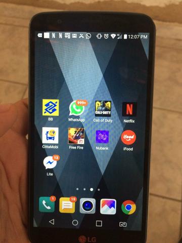 Lg k10 pro com sensor de digital no preço - Foto 2