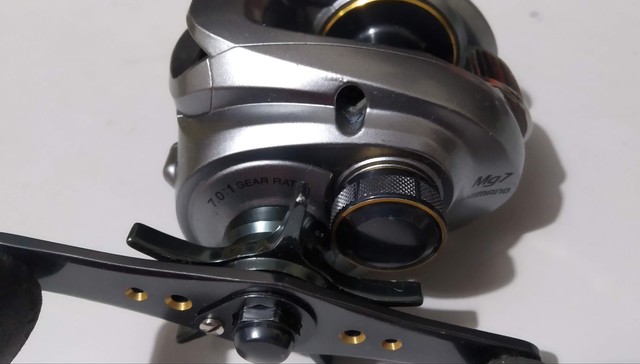 Carretilha Shimano aldebaran mg7 - Foto 3