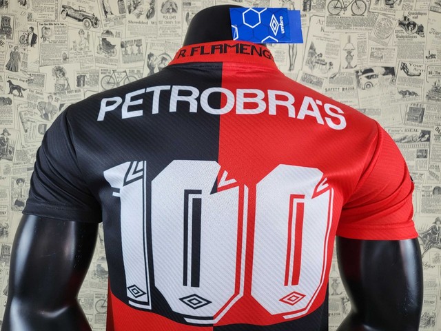 Camiseta Retrô flamengo centenário 1994  - Foto 5