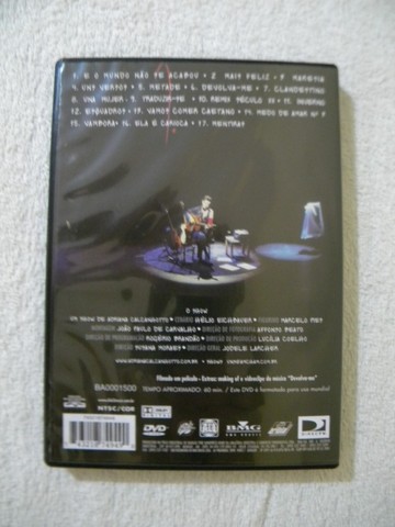 Dvd Adriana Calcanhoto Público Original. - Foto 3