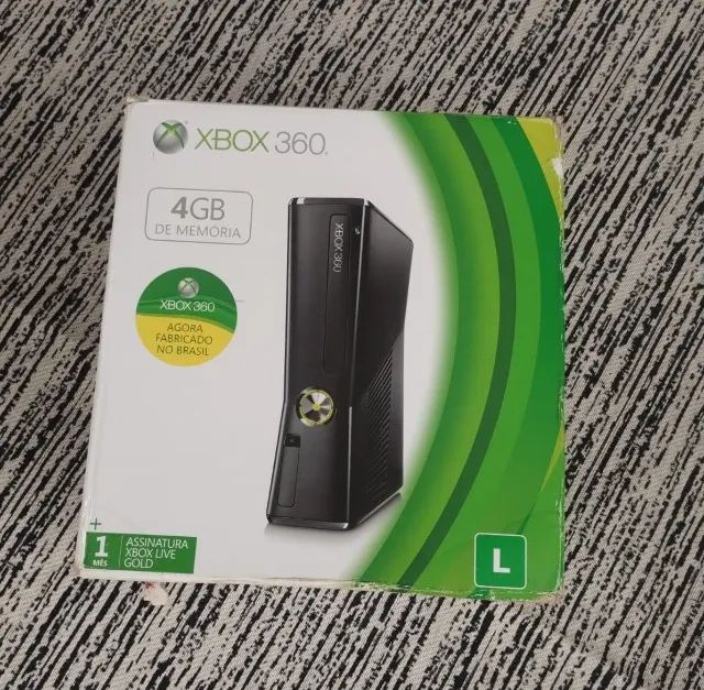 Console Xbox 360 Super Slim 250GB Desbloqueado (SEMINOVO