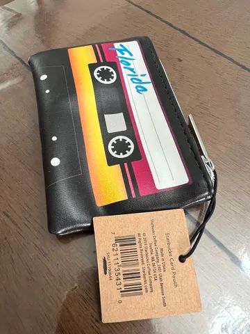 Porta moedas bolsinha Starbucks com zíper importada  - Foto 3