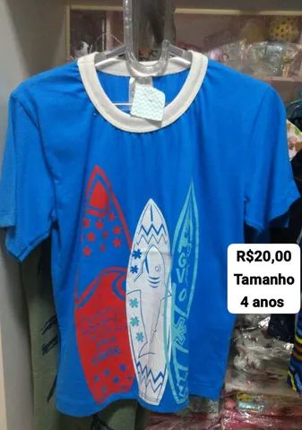 Camisas infantil em algodão conforto e qualidade  - Foto 3