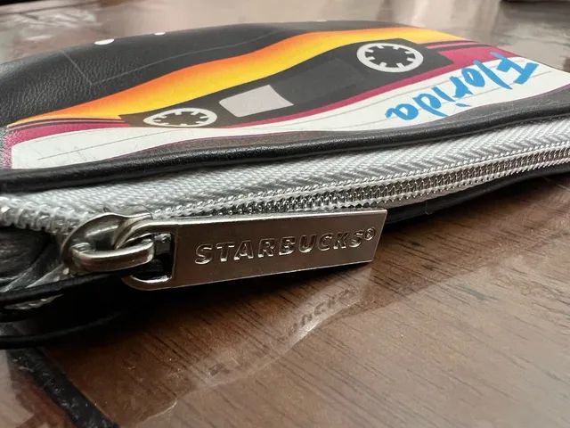 Porta moedas bolsinha Starbucks com zíper importada  - Foto 4