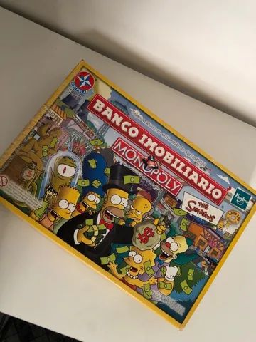 BANCO IMOBILIARIO MONOPOLY THE SIMPSONS DA HASBRO , FA