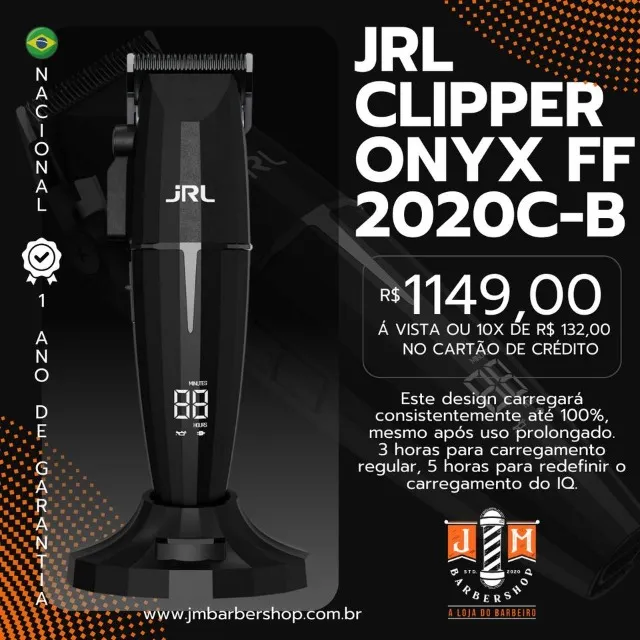 Máquina de Corte Nacional JRL Clipper Onyx FF 2020c-b Bivolt - Beleza e  saúde - Tatuquara, Curitiba 1262534470