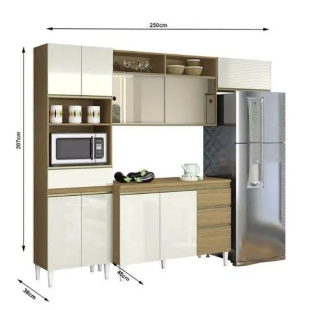 Armário de cozinha clara  - Foto 3