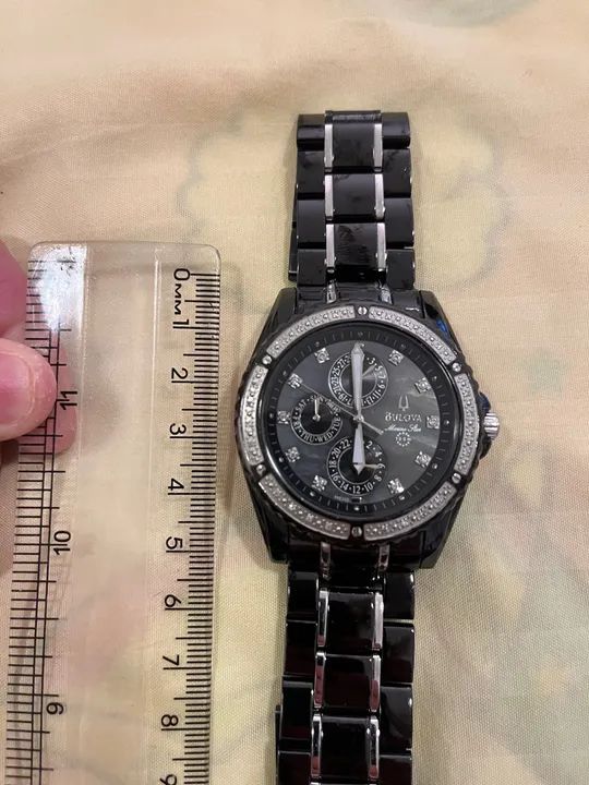 Relógio Bulova diamond original com Diamantes - Foto 5