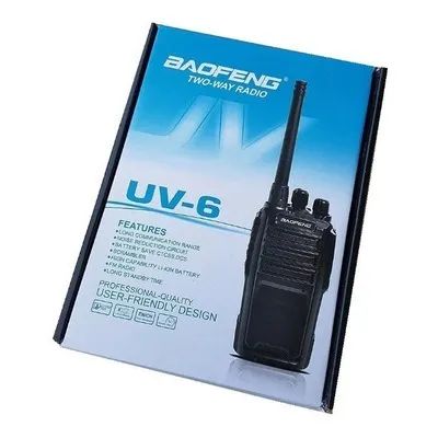 Radio Comunicador Uv-6 Novo Baofeng 8W 