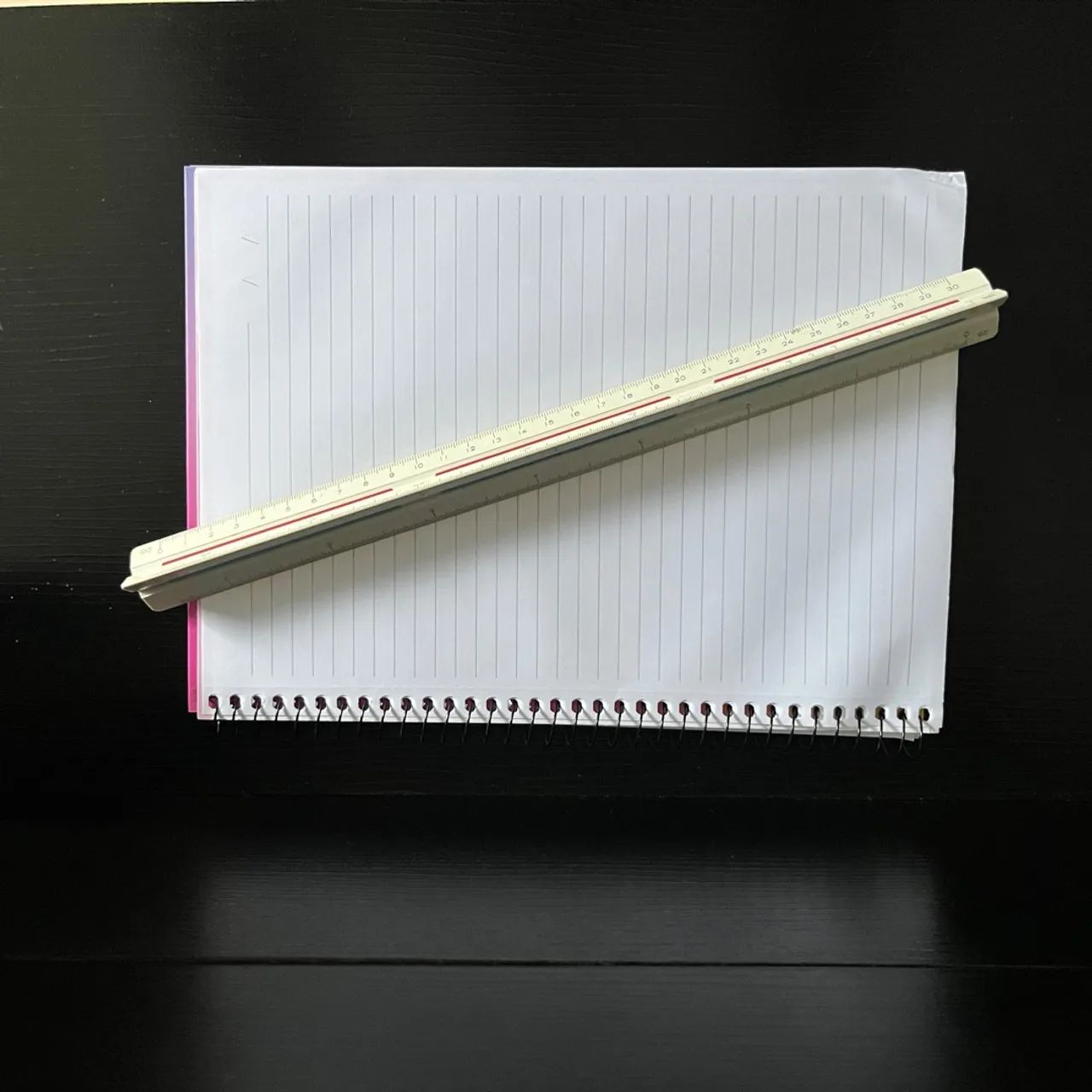 Régua Escalímetro Triangular - TRIDENT - Foto 2