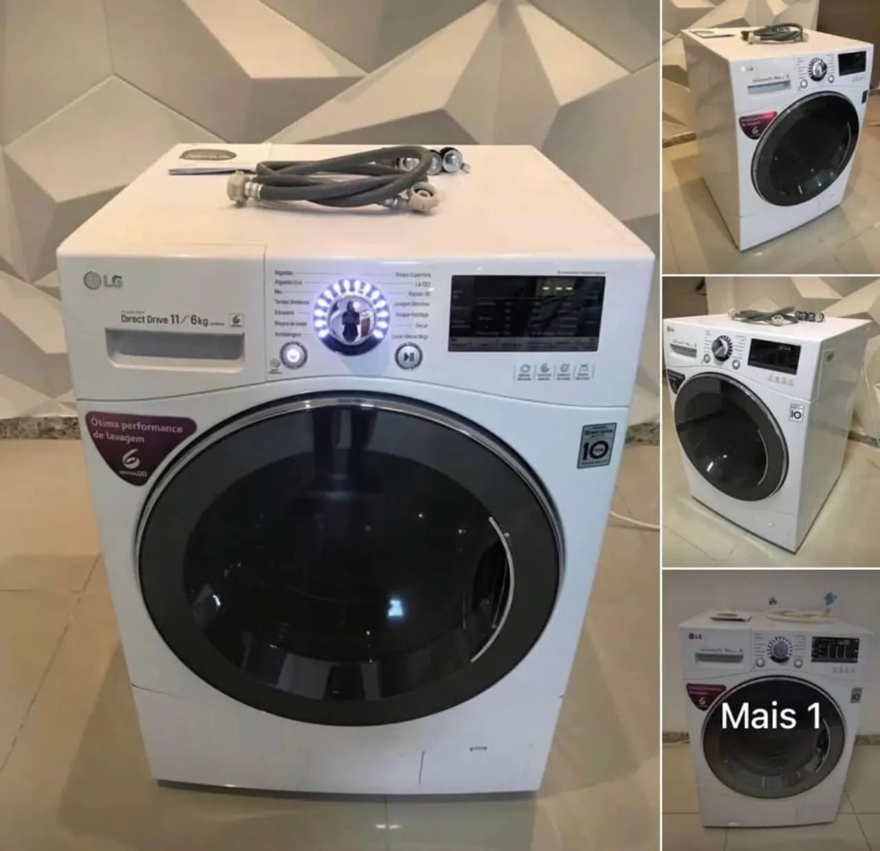 Lava e Seca da LG 11kg da Tela Touch Entrego