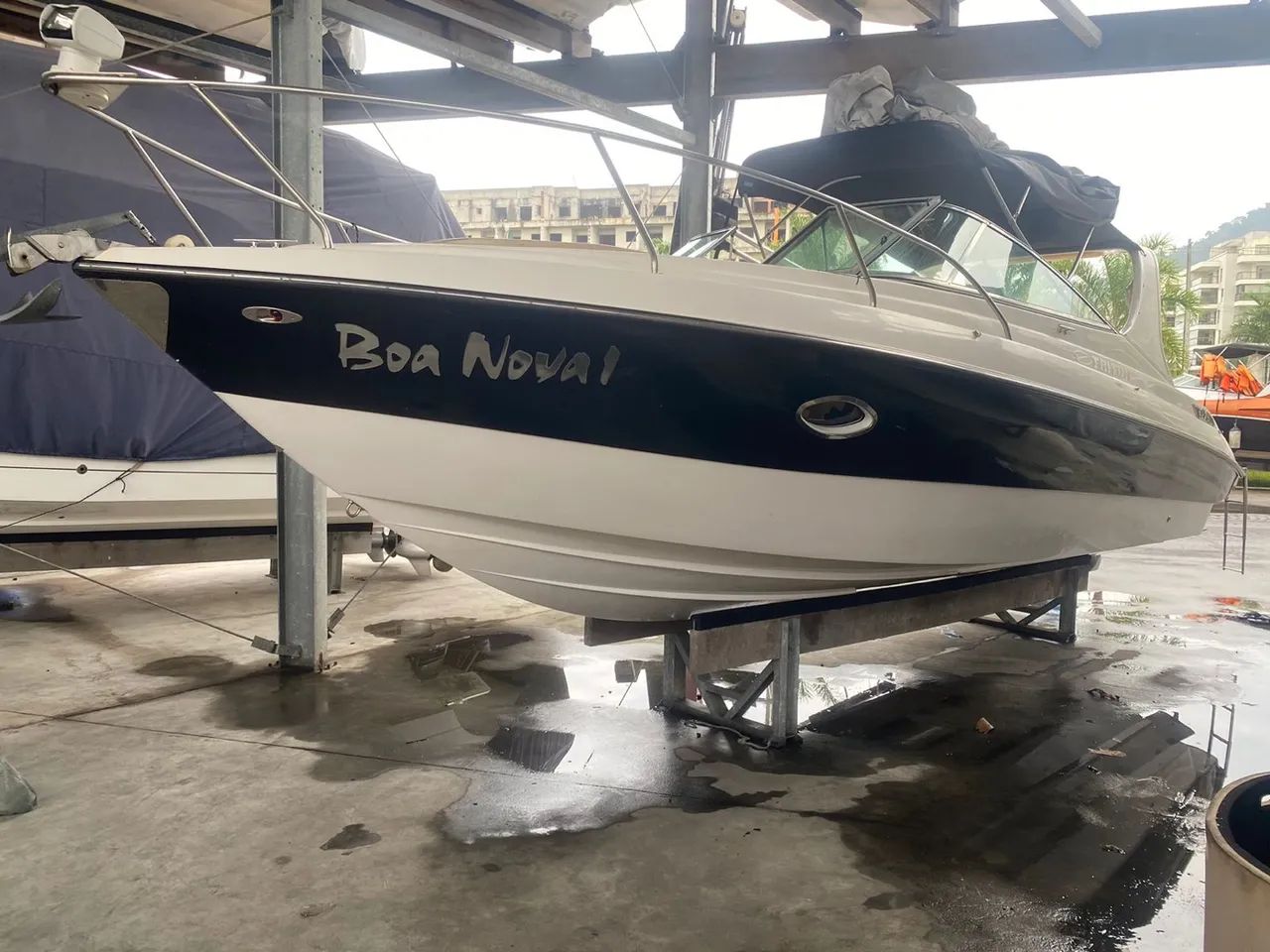 Lancha triton 27,5 conjunto 2014/motor Mercury qsd220 diesel - Foto 2