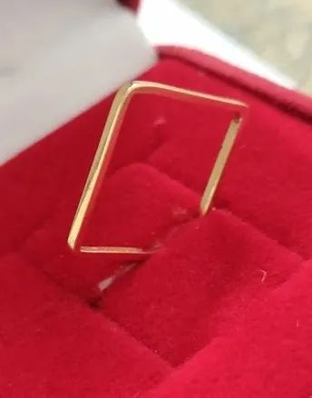 Anel 1.60 Gramas Aro 2 mm Ouro 18 kilates                                                  - Foto 4