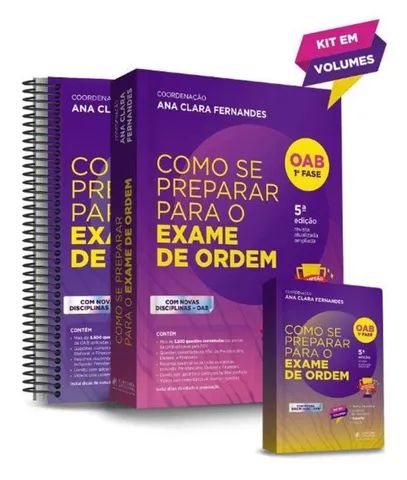 Kit completo 1ª fase OAB 