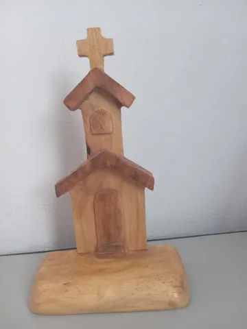 Decoracao - Igreja em Madeira - Foto 3