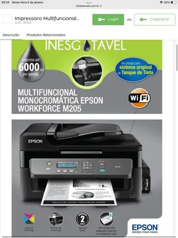 Impressora Epson tinta preta - Foto 4