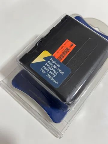 Bateria NP F930 F960 7,4v 7800mAh camera de ion de lítio marca Watson nova na embalagem  - Foto 4