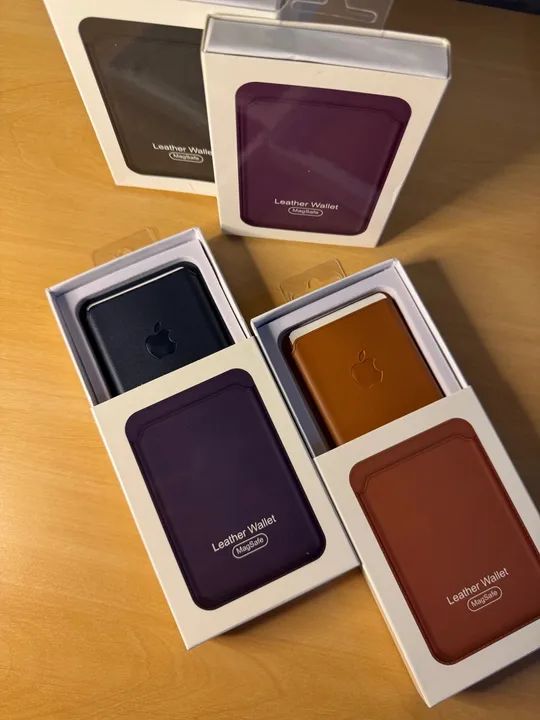 Carteira MagSafe para iPhone - Couro - Foto 3
