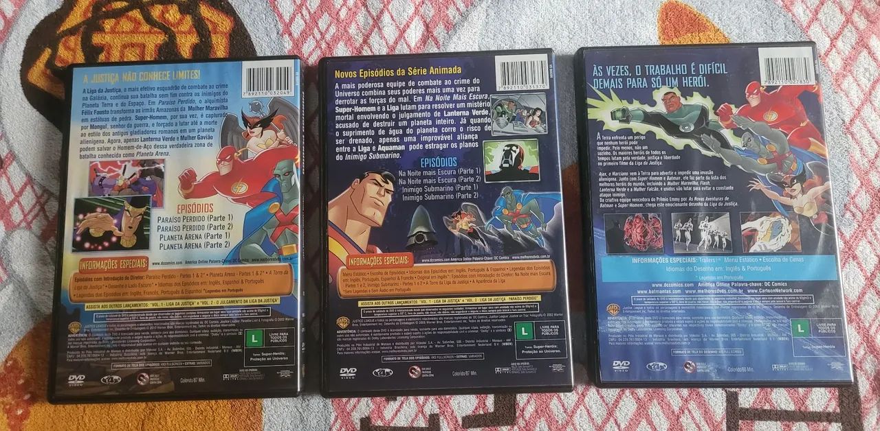 DVDs Liga da Justiça - Justice League (3 Volumes) - Foto 2