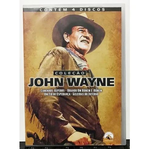 BOX DVD Coleção John Wayne. NOVÍSSIMO!  Quatro Filmes. - Foto 2