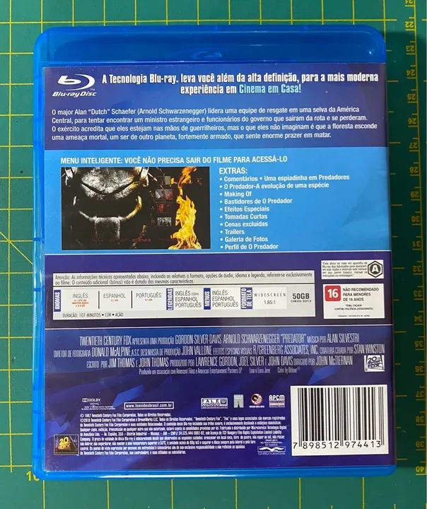 O Predador - Blu-Ray - original dub - Foto 3