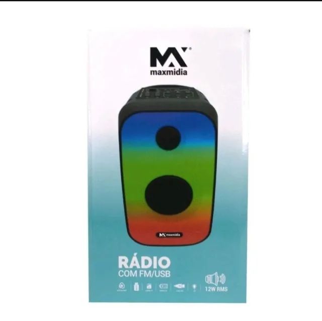Caixa de Som com Rádio FM  - Foto 4