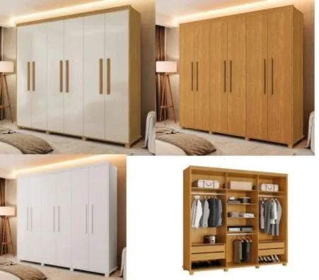 Guarda roupa de casal MDF ( TEMOS VARIAS OPÇÕES ENTREGAMOS NO MESMO DIA )