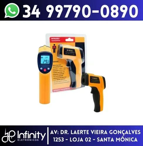 Termômetro Infra-Vermelho Industrial Digital
