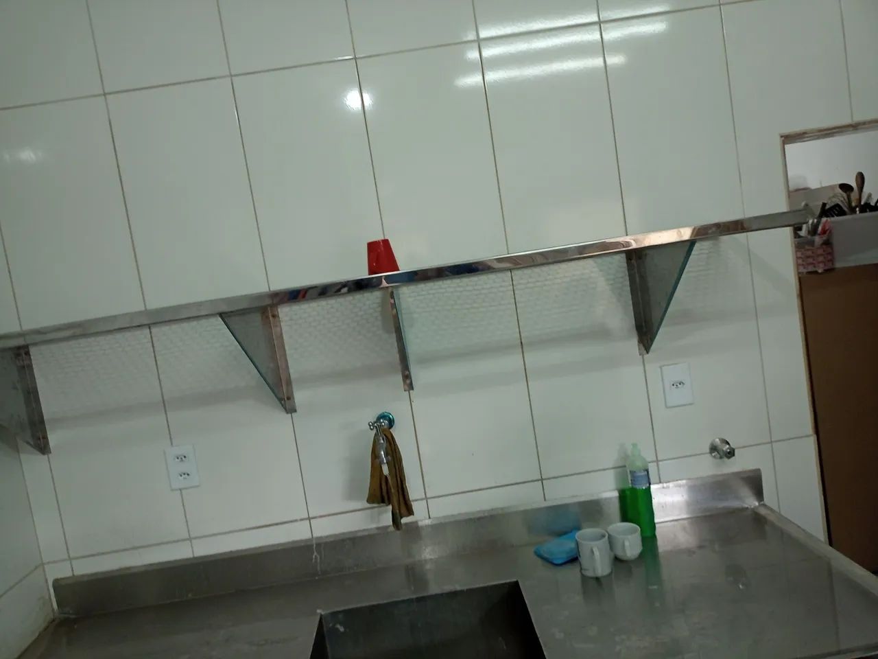 Prateleiras de aço inox, para parede - Foto 2