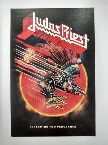 Painel decorativo da banda Judas Priest 