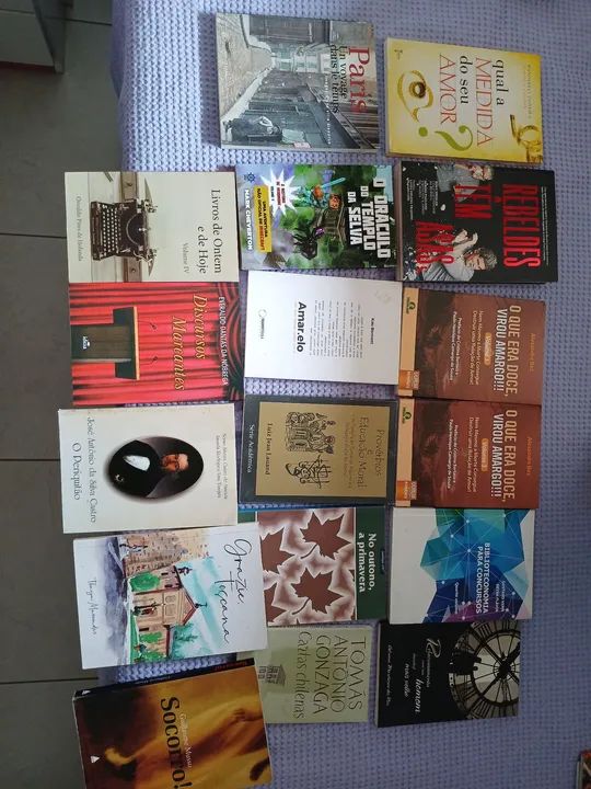 Lote de 17 livros diversos