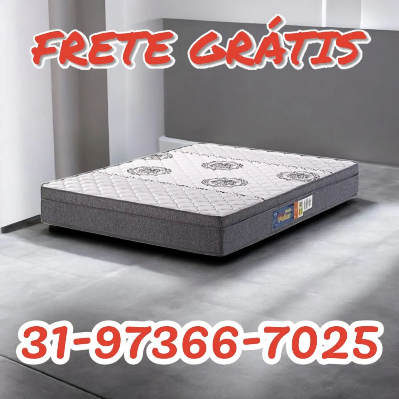 COLCHÃO CASAL D45 / NOVOS / 24 DE ALTURA 