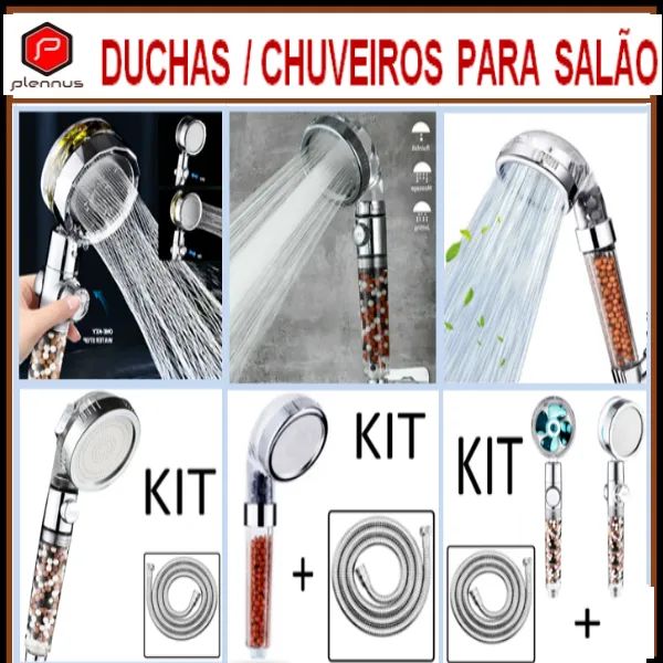 Duchas Chuveiros p Salões Cabeleireiro Estética Capilar Cabelo Filtra Cloro/Impurezas z598