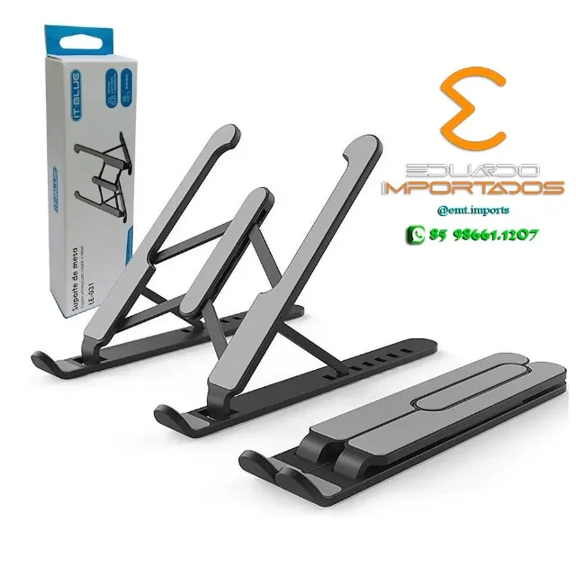 Suporte Universal de Mesa Dobrável para Smartphone e Tablet LE-031