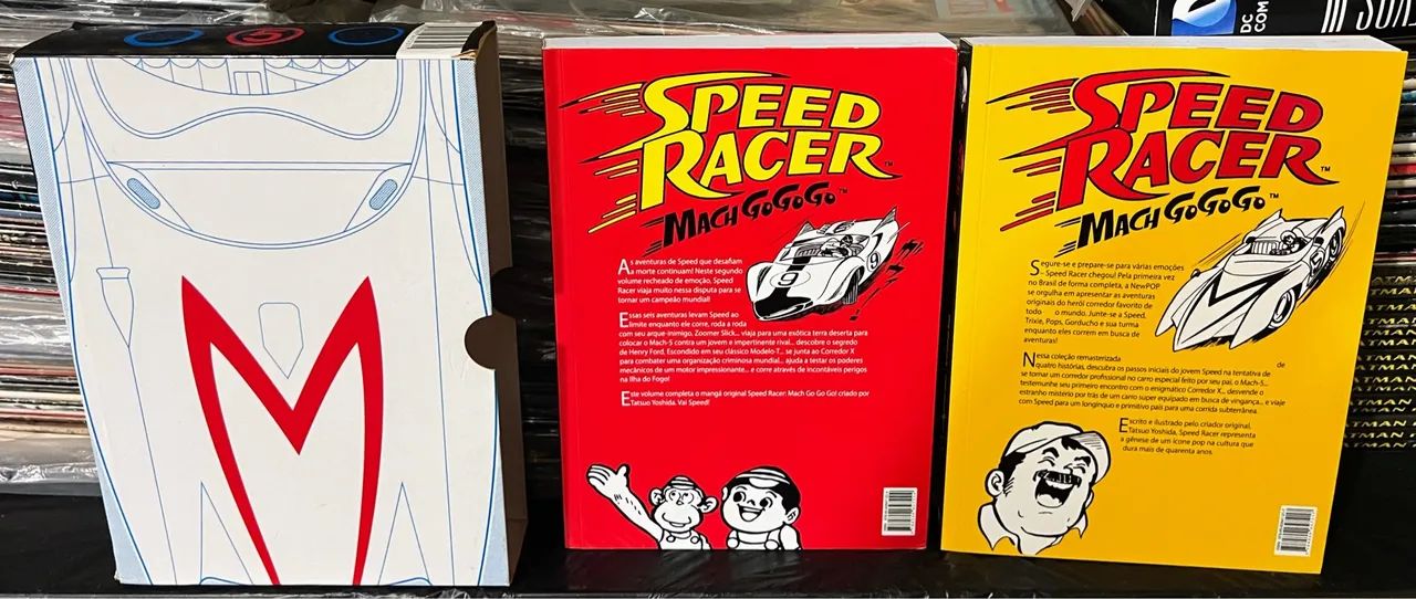 Speed racer mach go go go New Pop, completo em 2 volumes + Box