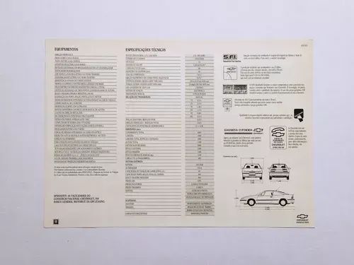 Chevrolet Calibra 16V - Catálogo Folder Original - Foto 2