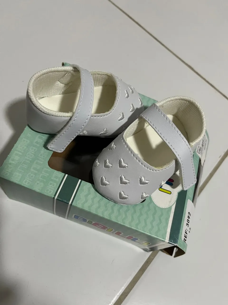 Sapatinho branco n 14