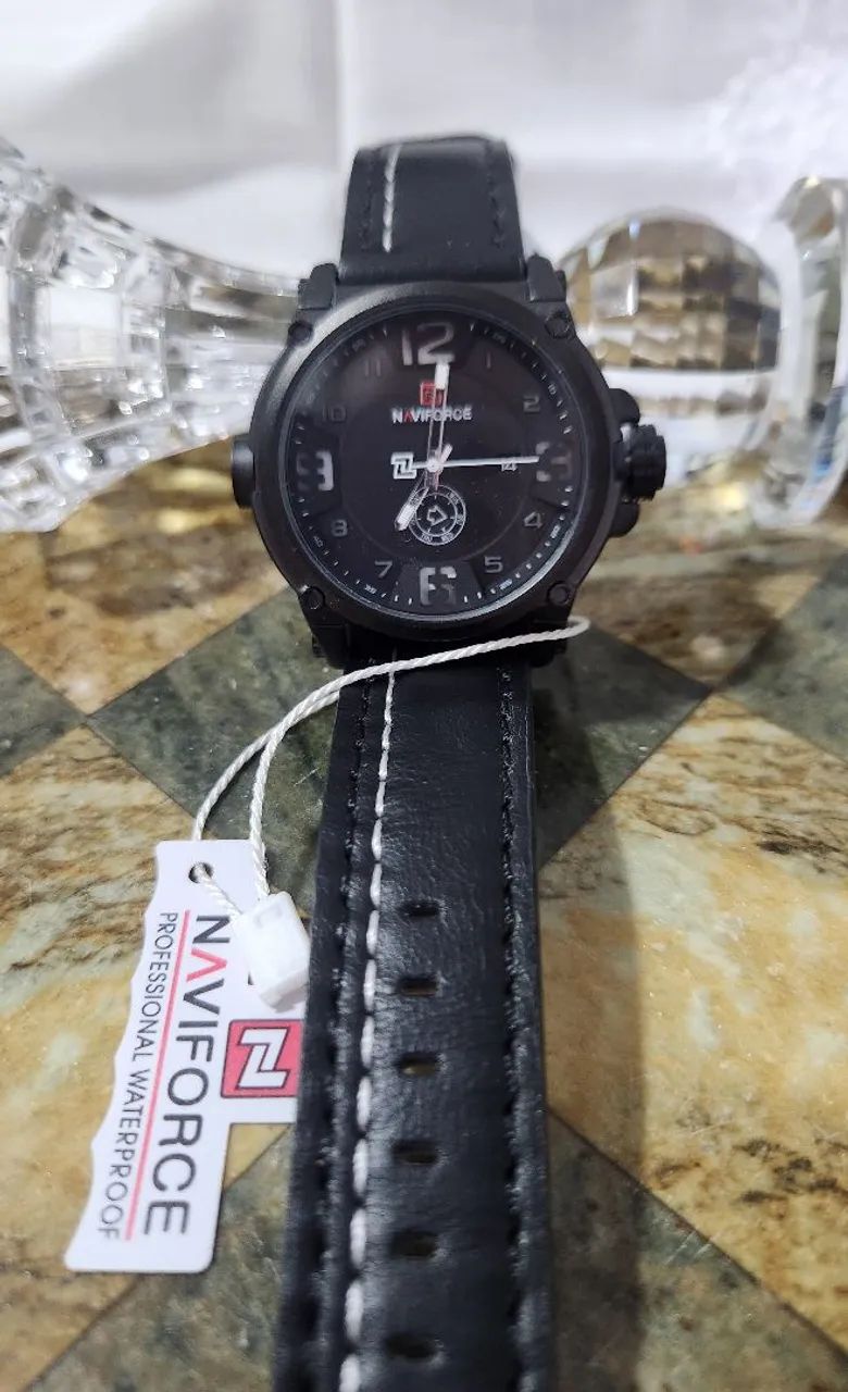 Relógio Masculino Naviforce - Preto - Foto 3
